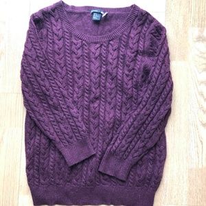 H&M Basics Cable Knit Sweater, 3/4 Sleeves